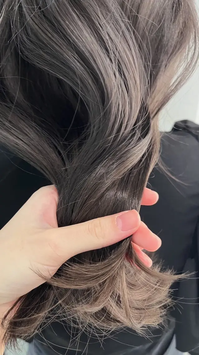 カラー ヘアカラー 梅田酸性縮毛矯正/ 韓国ヘア/ユナ🩰のヘアスタイル