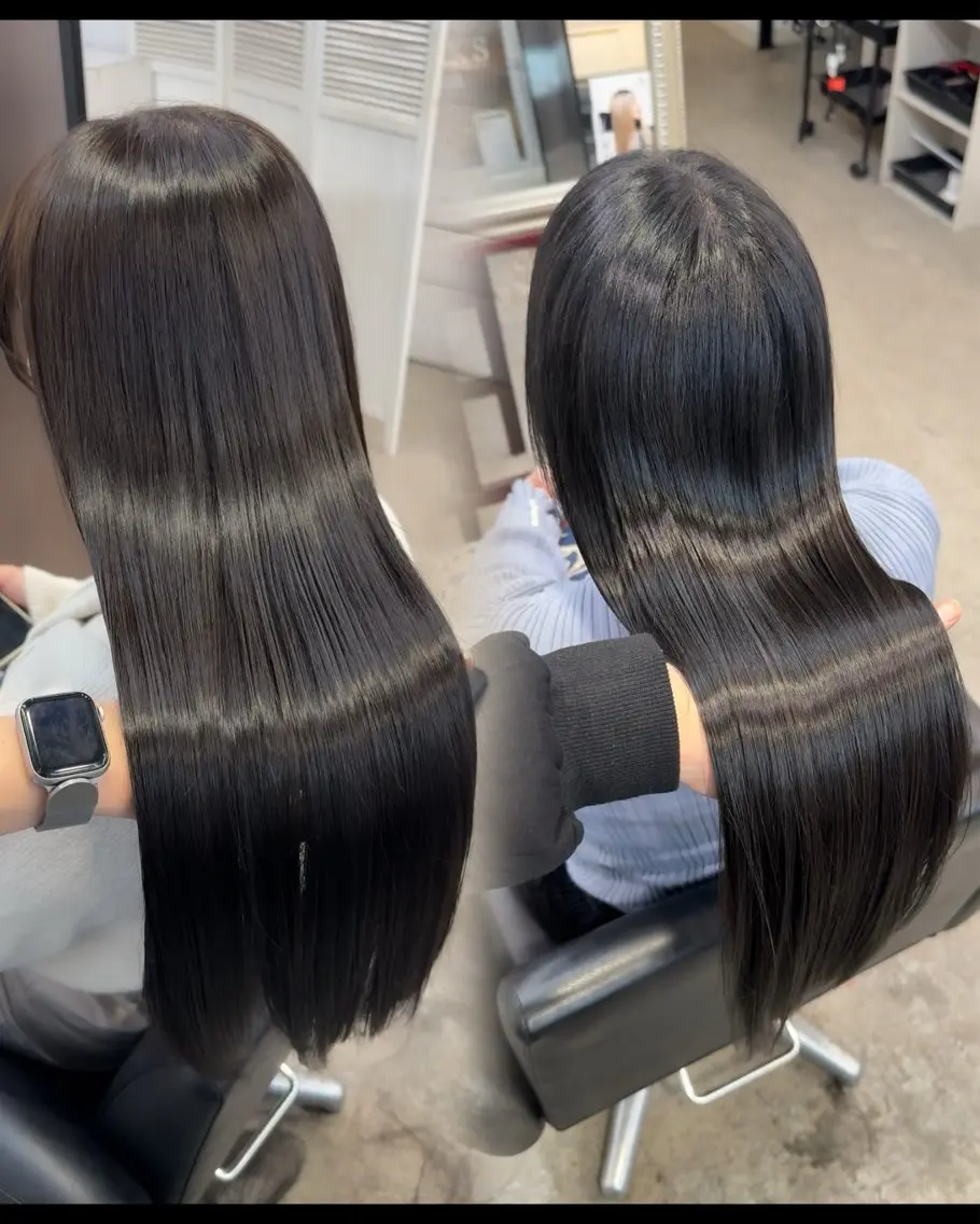 ロング カラー トリートメント カット ヘアカラー トリートメント 縮毛矯正 髪質改善寺坂雄飛💐のヘアスタイル