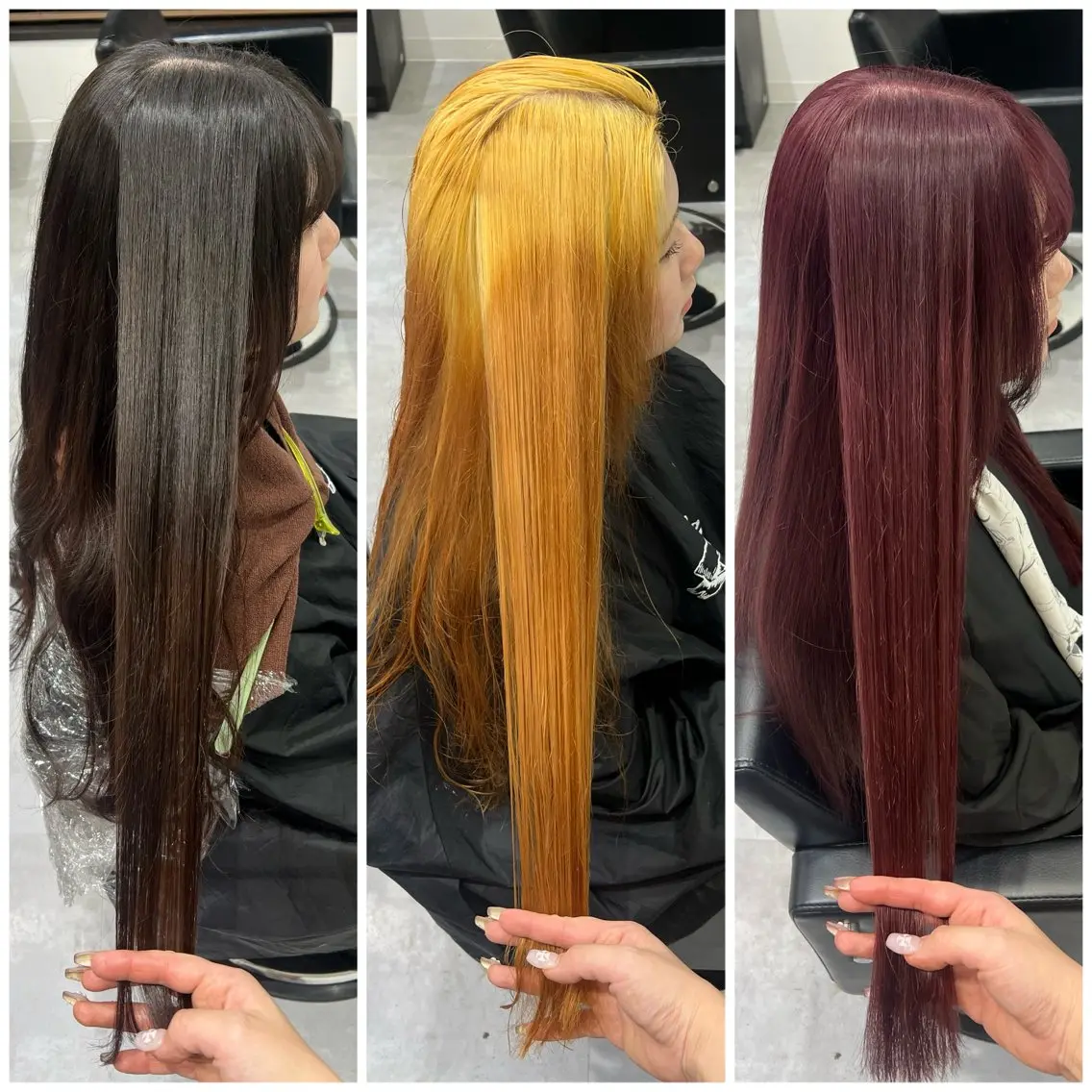 ロング カラー ブリーチ 透明感カラー デザインカラー ダブルカラー ハイトーンカラー ショート/ウルフ カットモデル募集のヘアスタイル