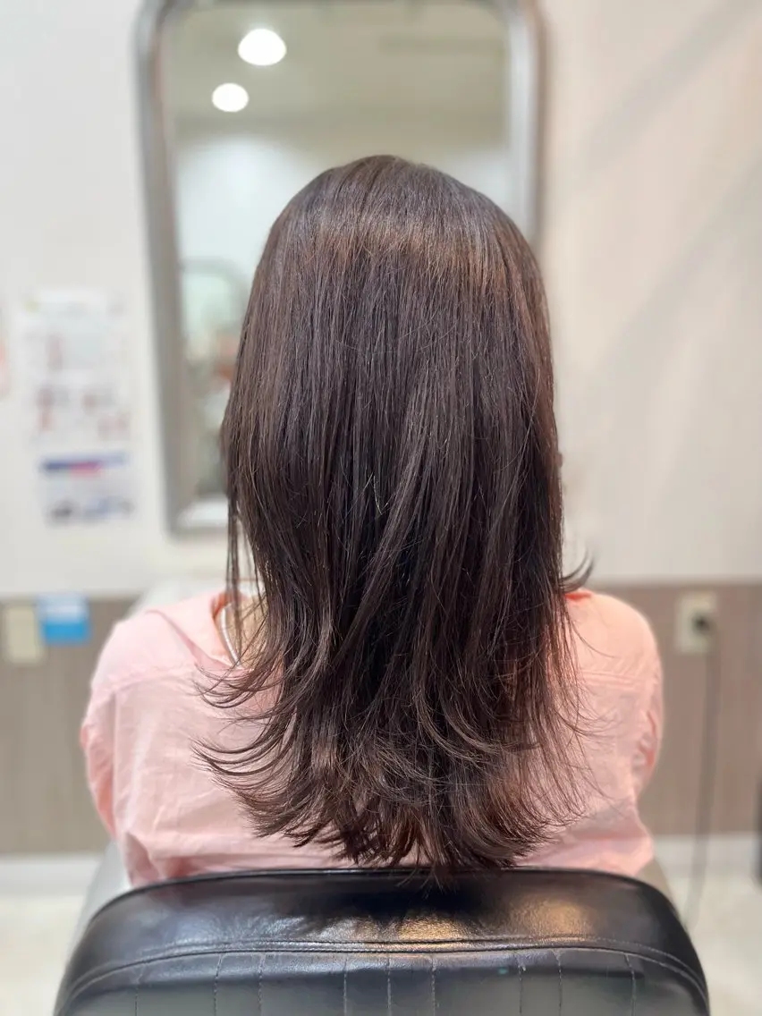 カラー ヘアカラー ヘッドスパ 艶髪🥣透明感カラー 🫧前田奈津実のヘアスタイル