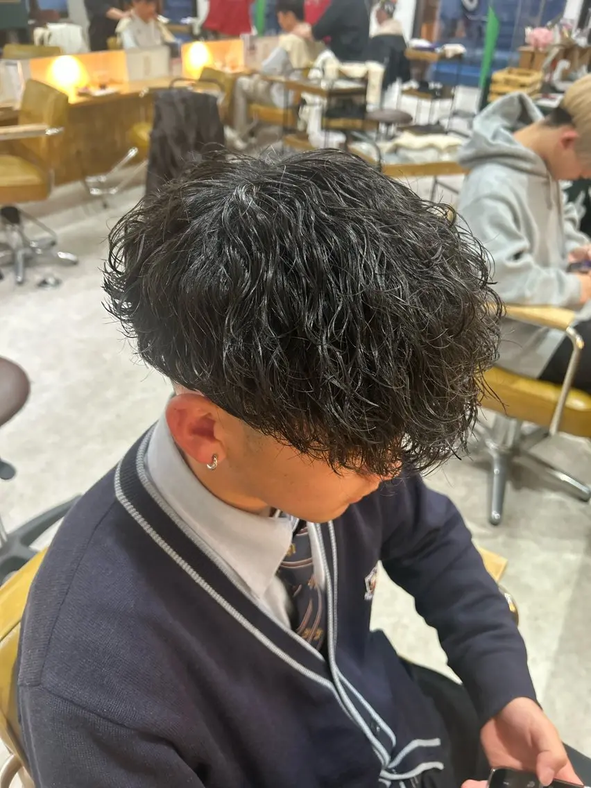 パーマ ヘアアレンジ メンズ 《外国人風ヘア特化》 早川 愛斗のヘアスタイル