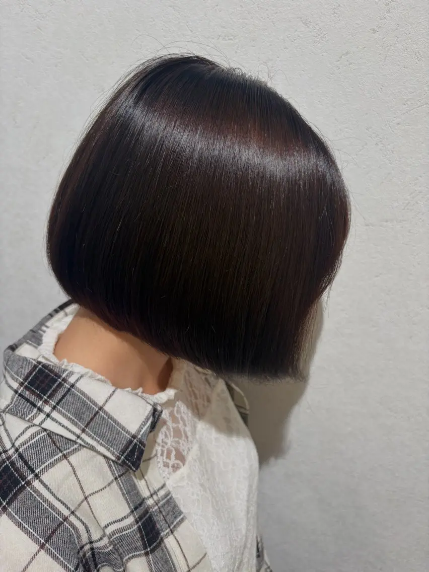 ショート ヘアカラー ブリーチなしダブル/ 韓国/暖色/平塚のヘアスタイル
