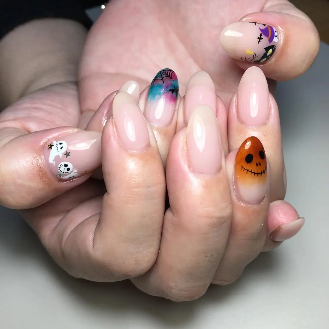 ネイル ハロウィン ハンドネイル kipinail 川﨑えりかのネイルデザイン