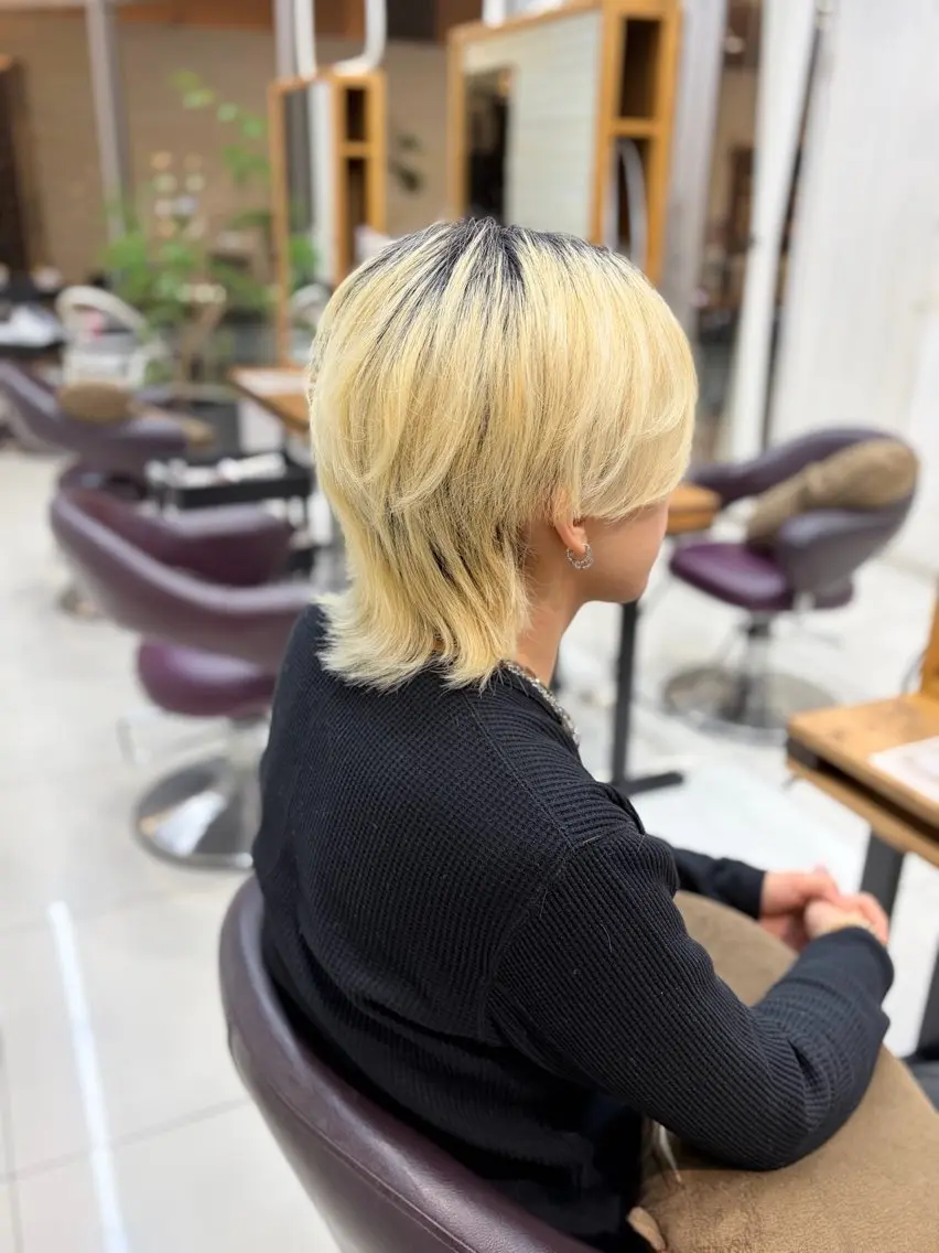 メンズ カット メンズパーマ/ウルフ /似合わせカット滉一のヘアスタイル