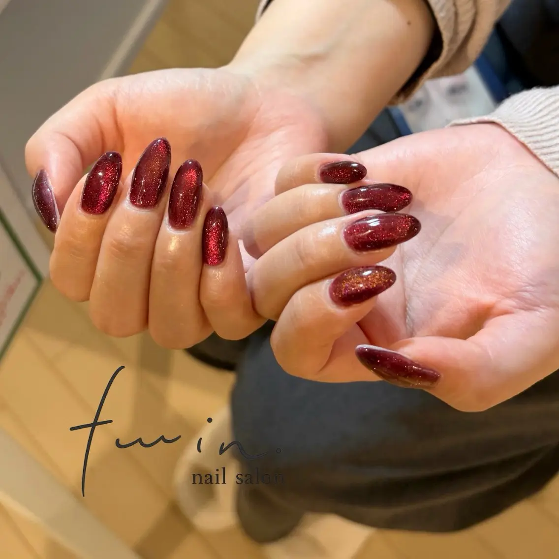ネイル フラッシュネイル マグネットネイル ハンドネイル twin. kana名古屋のネイルデザイン