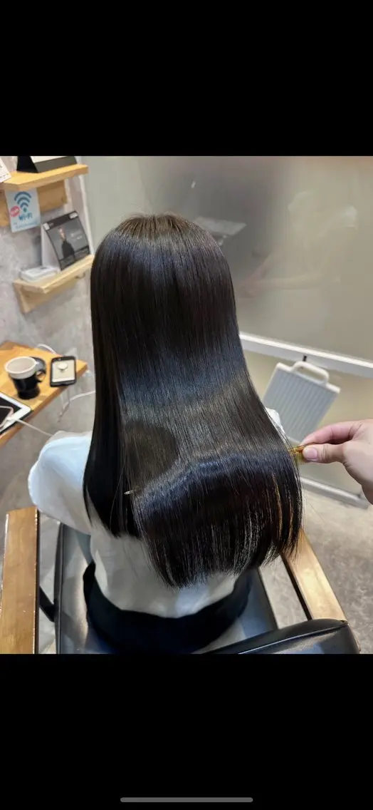 セミロング トリートメント yuu/髪質改善 カラー🌛のヘアスタイル