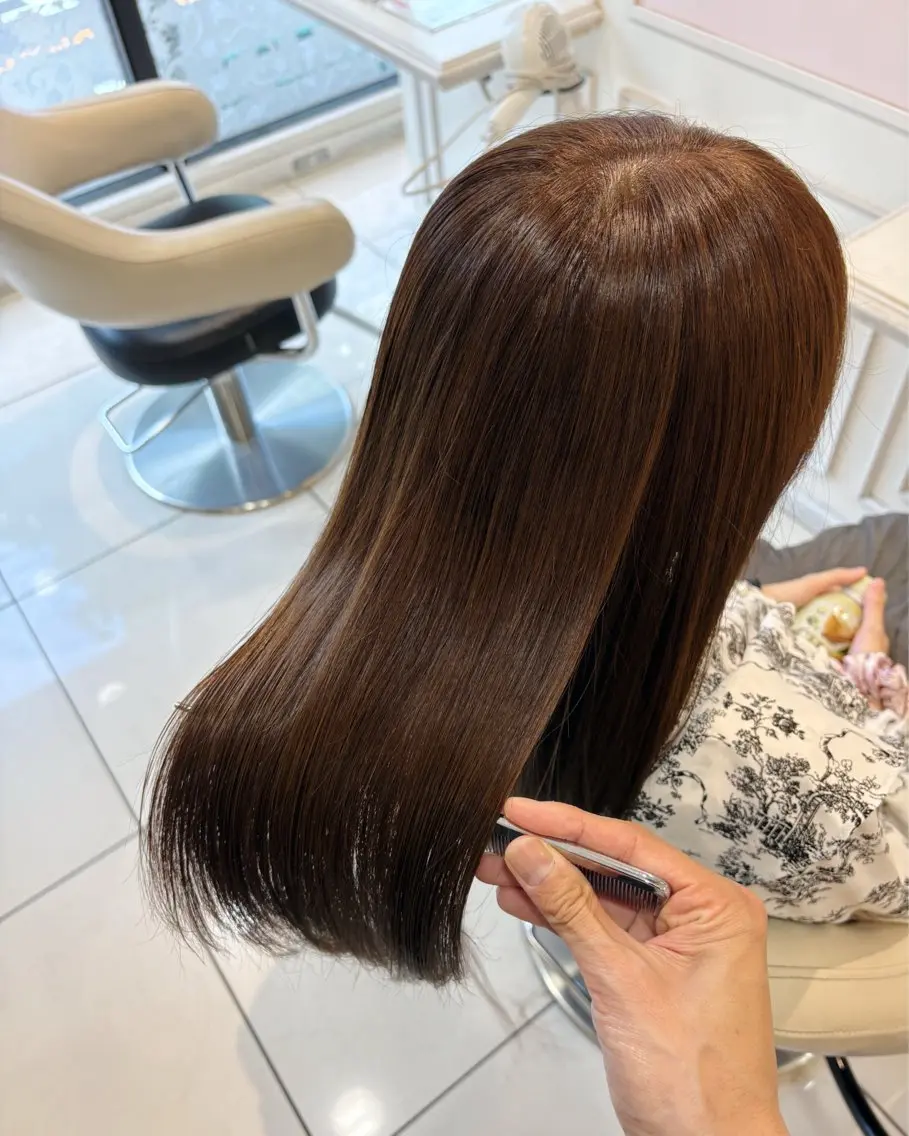カラー ベージュカラー ブラウンカラー ブラウンベージュ 髪質改善 カット ヘアカラー トリートメント 高橋 佑のヘアスタイル