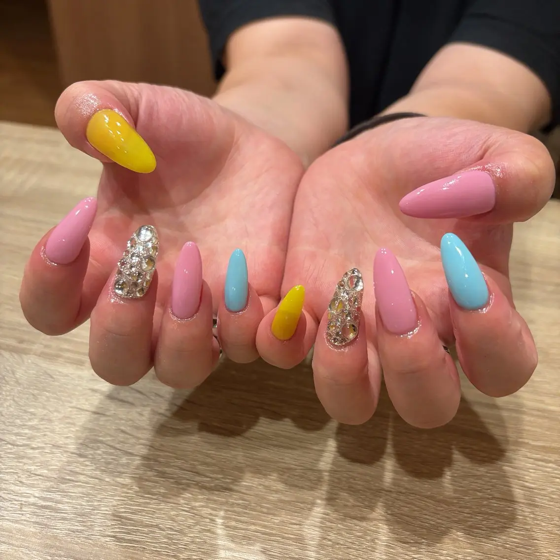 ネイル ロングネイル 持ち込み liberté🫧 新小岩のネイルデザイン