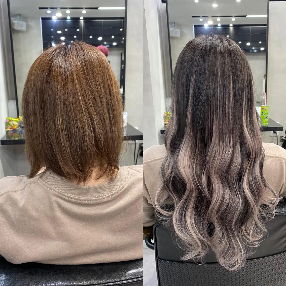 ロング カラー ヘアアレンジ FAAM Tsuneのヘアスタイル