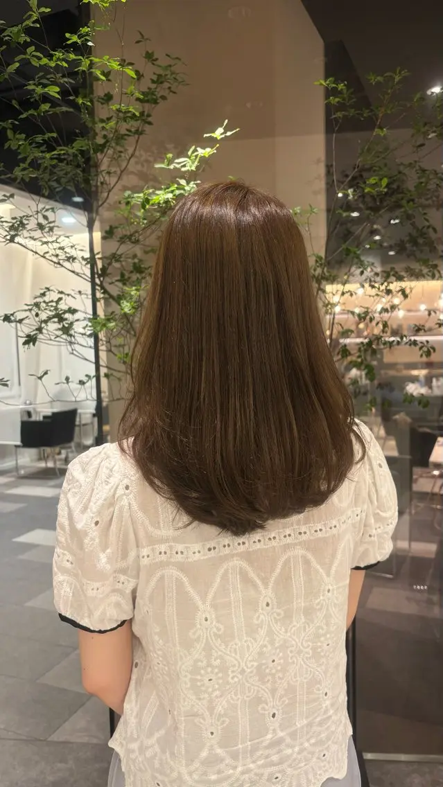 透明感カラー+癒しヘッドスパ🫧ミニモ限定ご褒美メニュー✨の写真