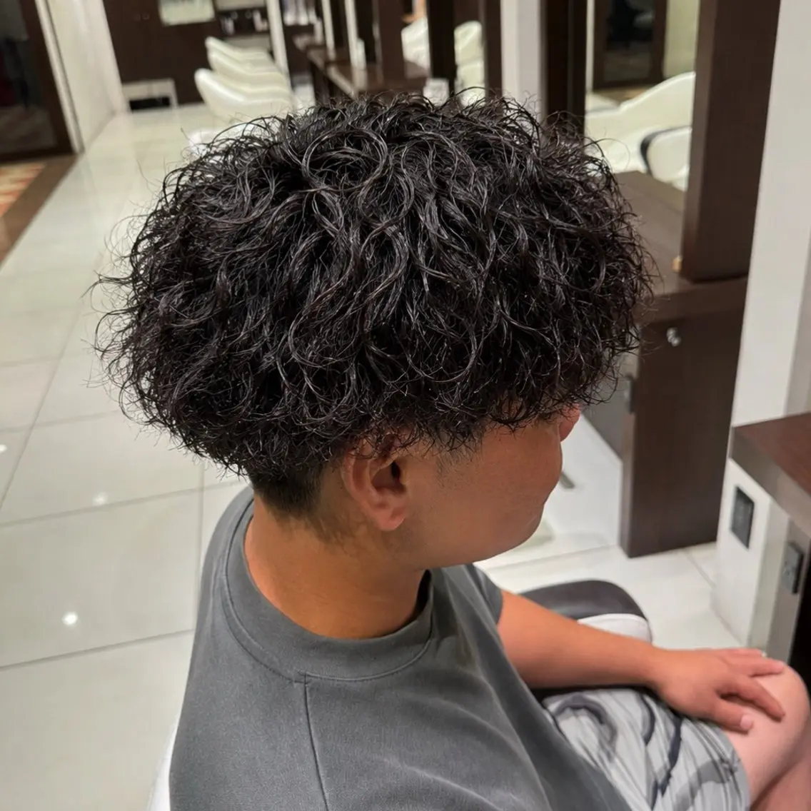 🌟18時以降限定🌟メンズカット+パーマ🌀の写真
