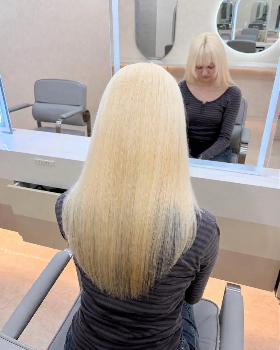 ロング 角田 満帆のヘアスタイル