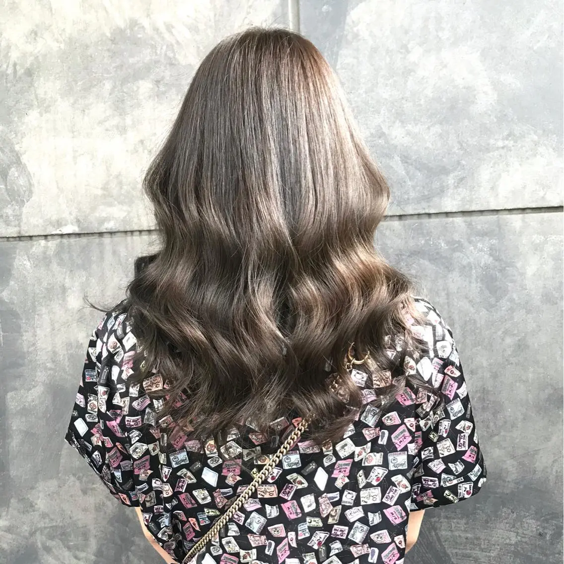 ロング カラー ブリーチ ブラウンカラー 透明感カラー グレージュ ヨシンモリ K-POP好き美容師 🇰🇷Kai.Yのヘアスタイル