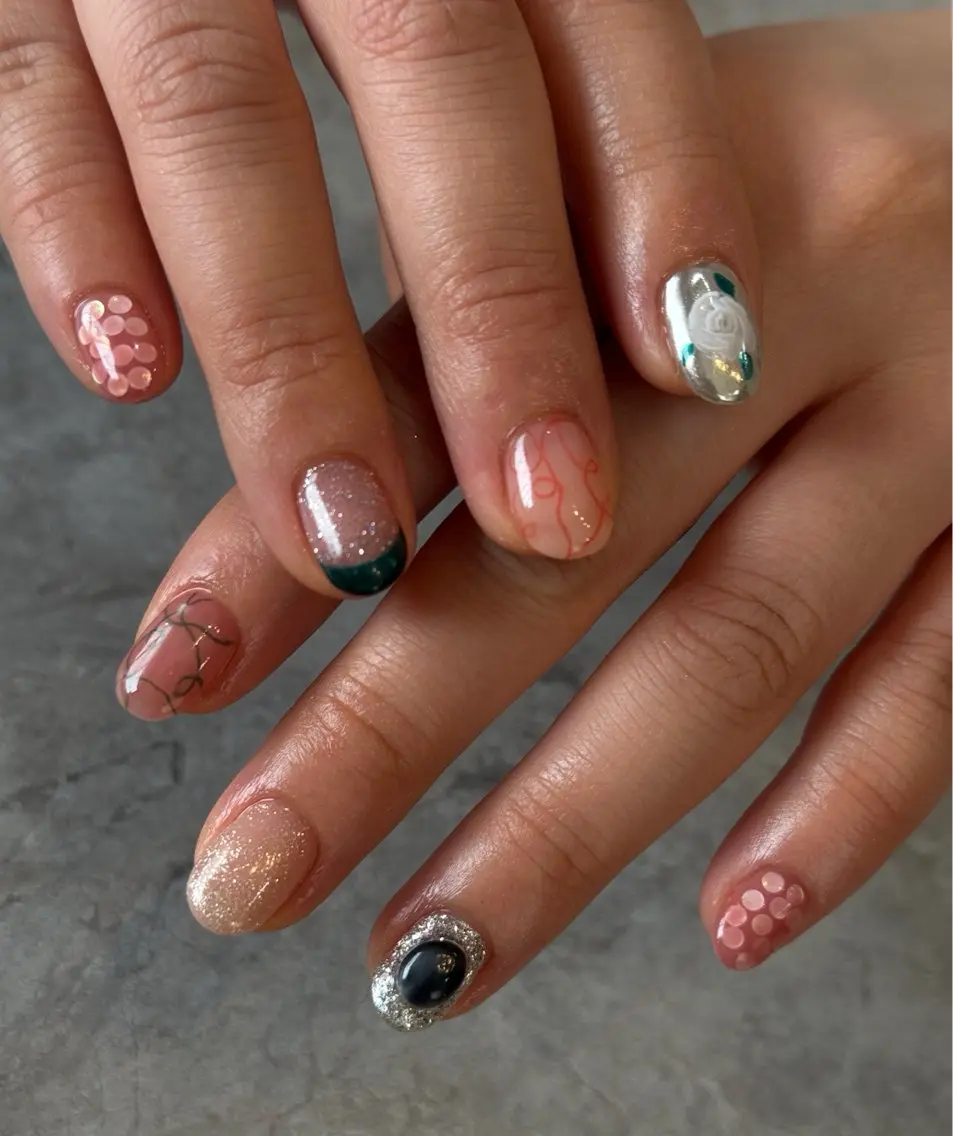 ネイル ニュアンスネイル ハンドネイル Blé nailのネイルデザイン