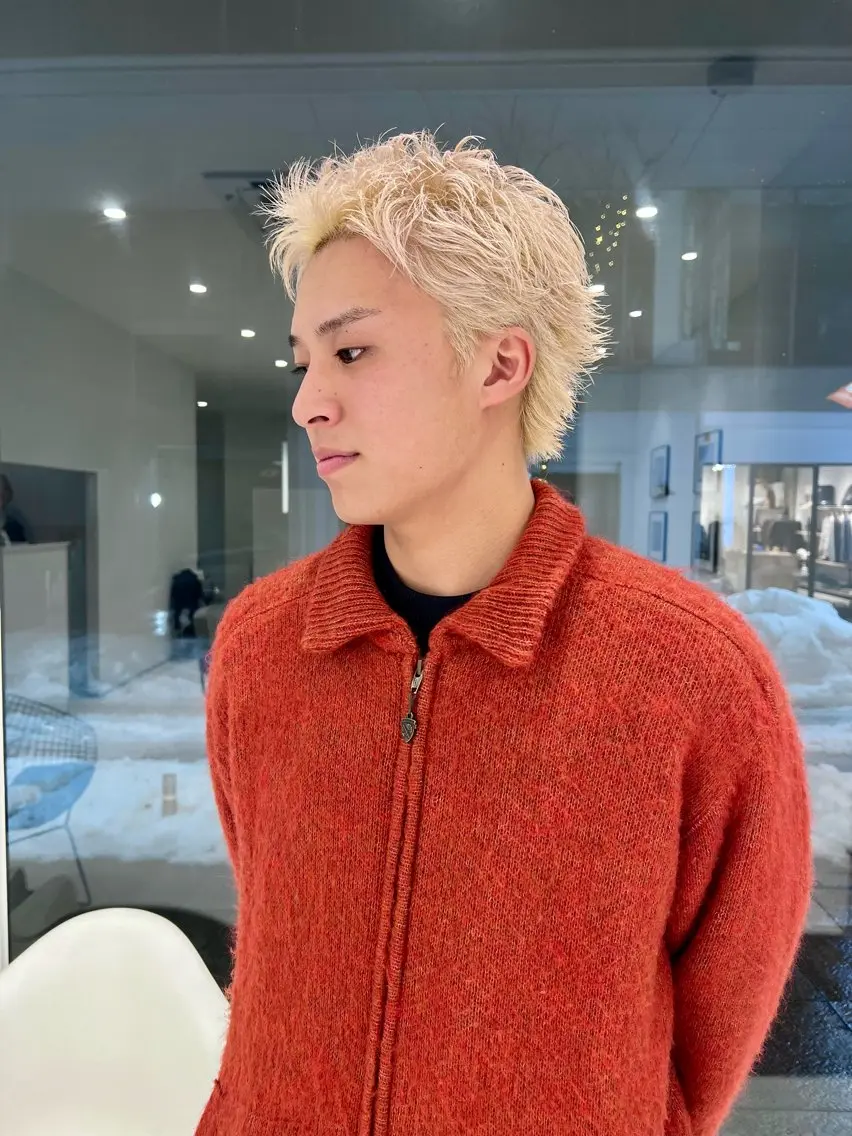 カラー メンズ BOB men's KIRAのヘアスタイル