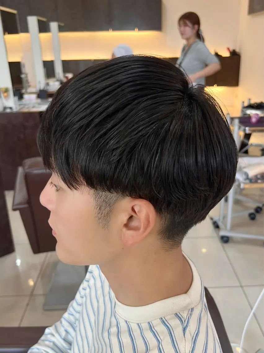メンズ カット 縮毛矯正 草薙メンズ縮毛矯正 💫緒方美柚のヘアスタイル