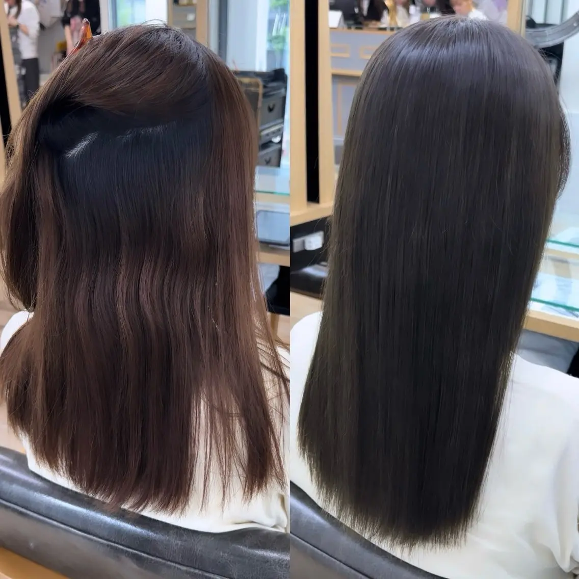 💦ダメージレスに湿気対策💦うる艶美髪縮毛矯正+カット💇🏻‍♀️(シャンプー込み)の写真