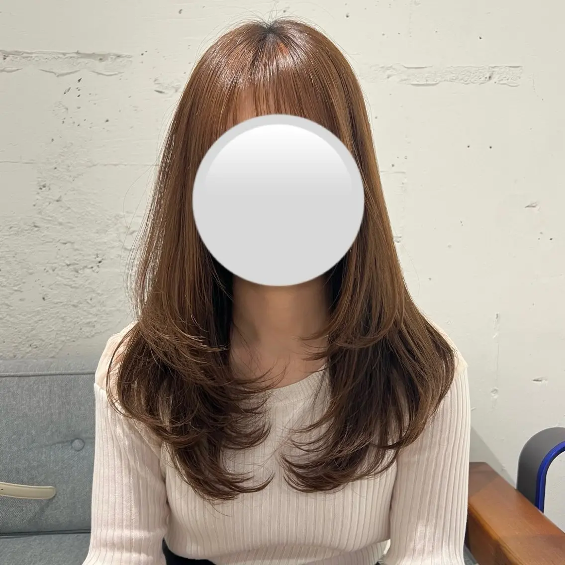 ロング 峯田 優花のヘアスタイル