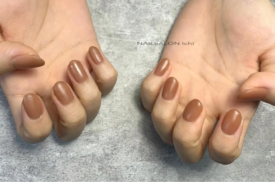ネイル マットネイル ハンドネイル NAILSALON Ichiのネイルデザイン