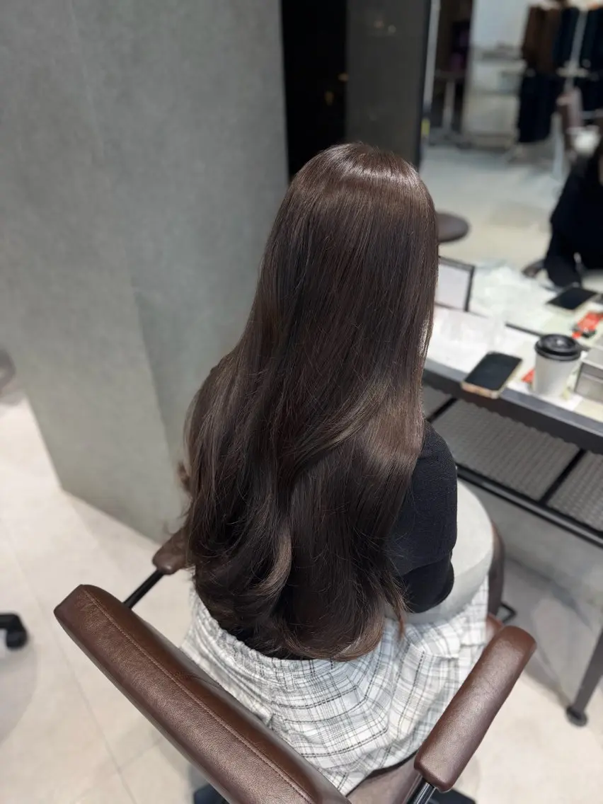 ロング カラー caho／大阪梅田 韓国ヘア♡のヘアスタイル