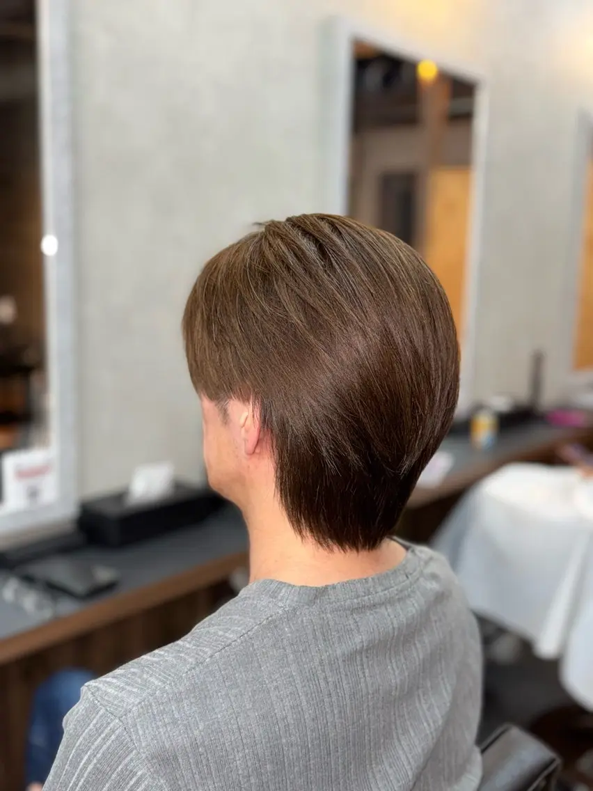 ショート カラー メンズ 増山 諒 【メンズ専門美容師】のヘアスタイル