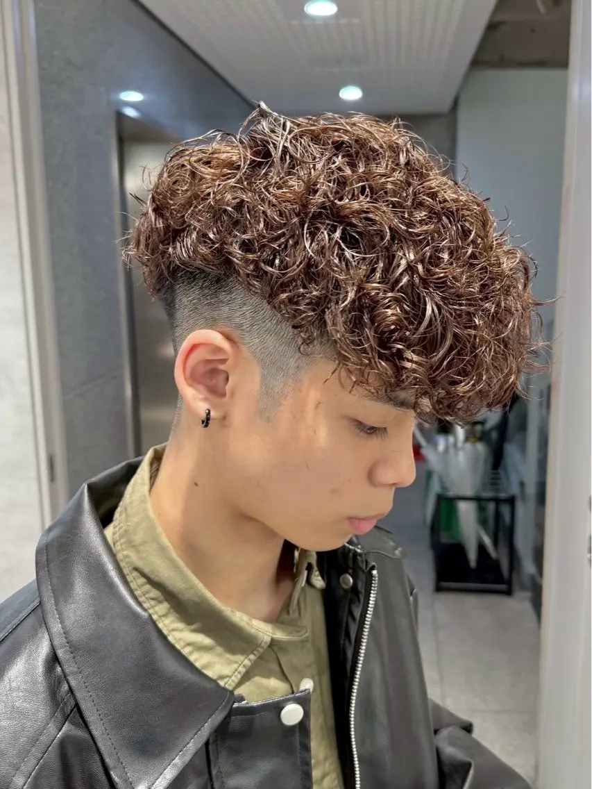 カラー パーマ メンズ カット ヘアカラー パーマ パーマ指名率No.1 /メンズ特化はるひのヘアスタイル