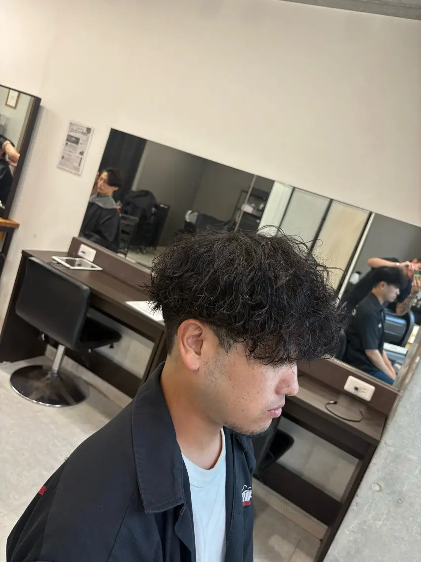 パーマ メンズ 下北沢メンズパーマ 特化園田　楓莉のヘアスタイル