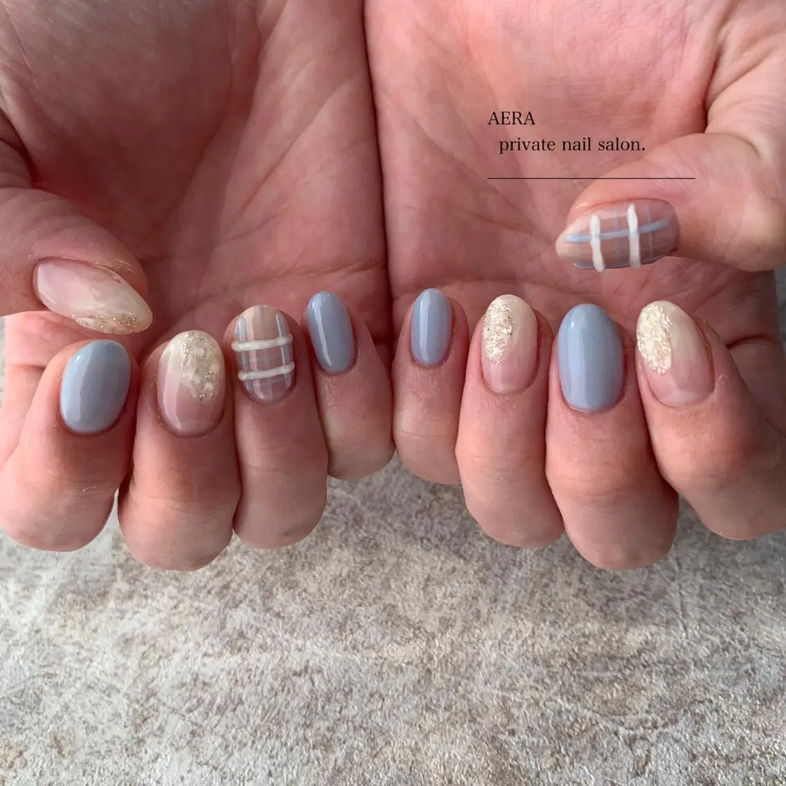 ネイル AERA nail shino🐱⸝꙳のネイルデザイン