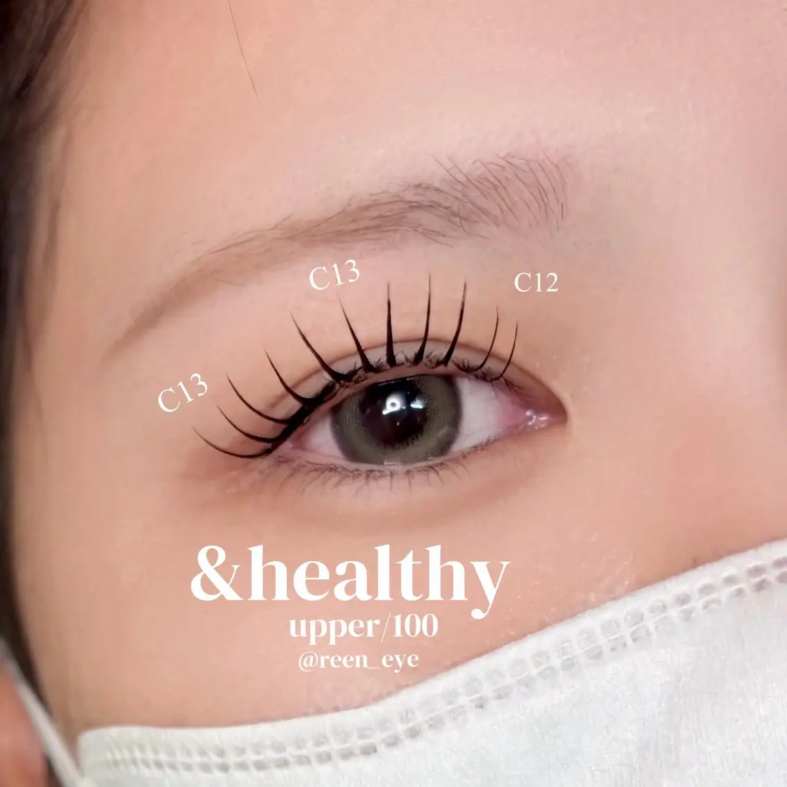 【7月限定♡】 &Healthyフラットラッシュ100本+まつげパーマ¥8400(新規OFF無料🪽)の写真