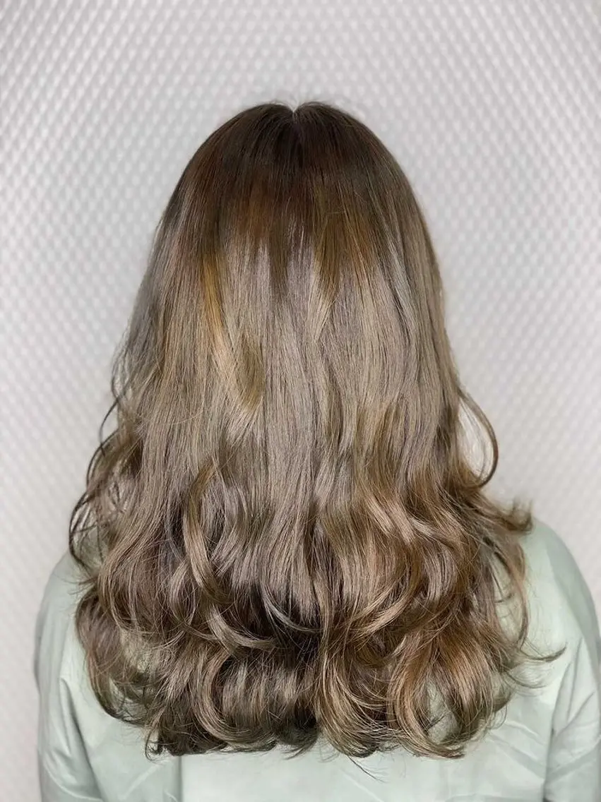 🌷巻き下ろしヘアアレンジ𓈒𓂂𓏸 ⚘⡱コテ巻きのみの写真