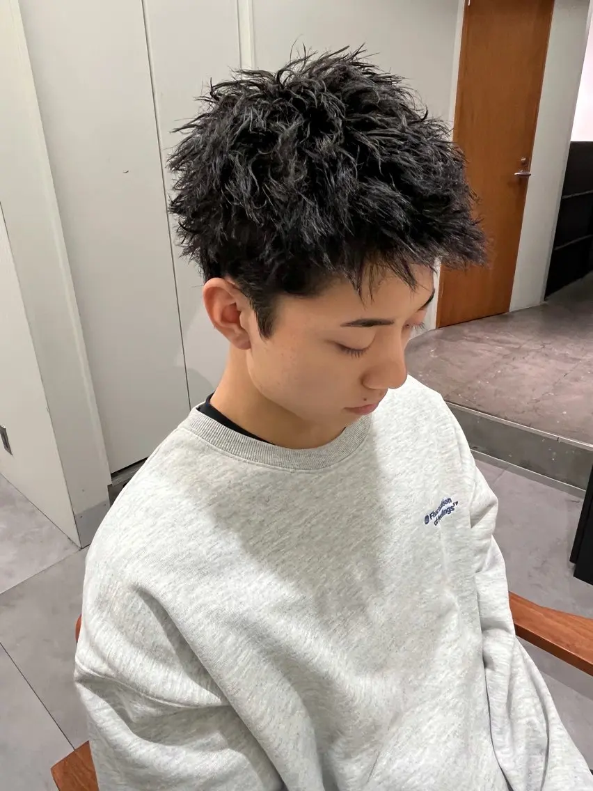 ショート パーマ メンズ 【メンズ特化】 メンズパーマ/雄斗のヘアスタイル