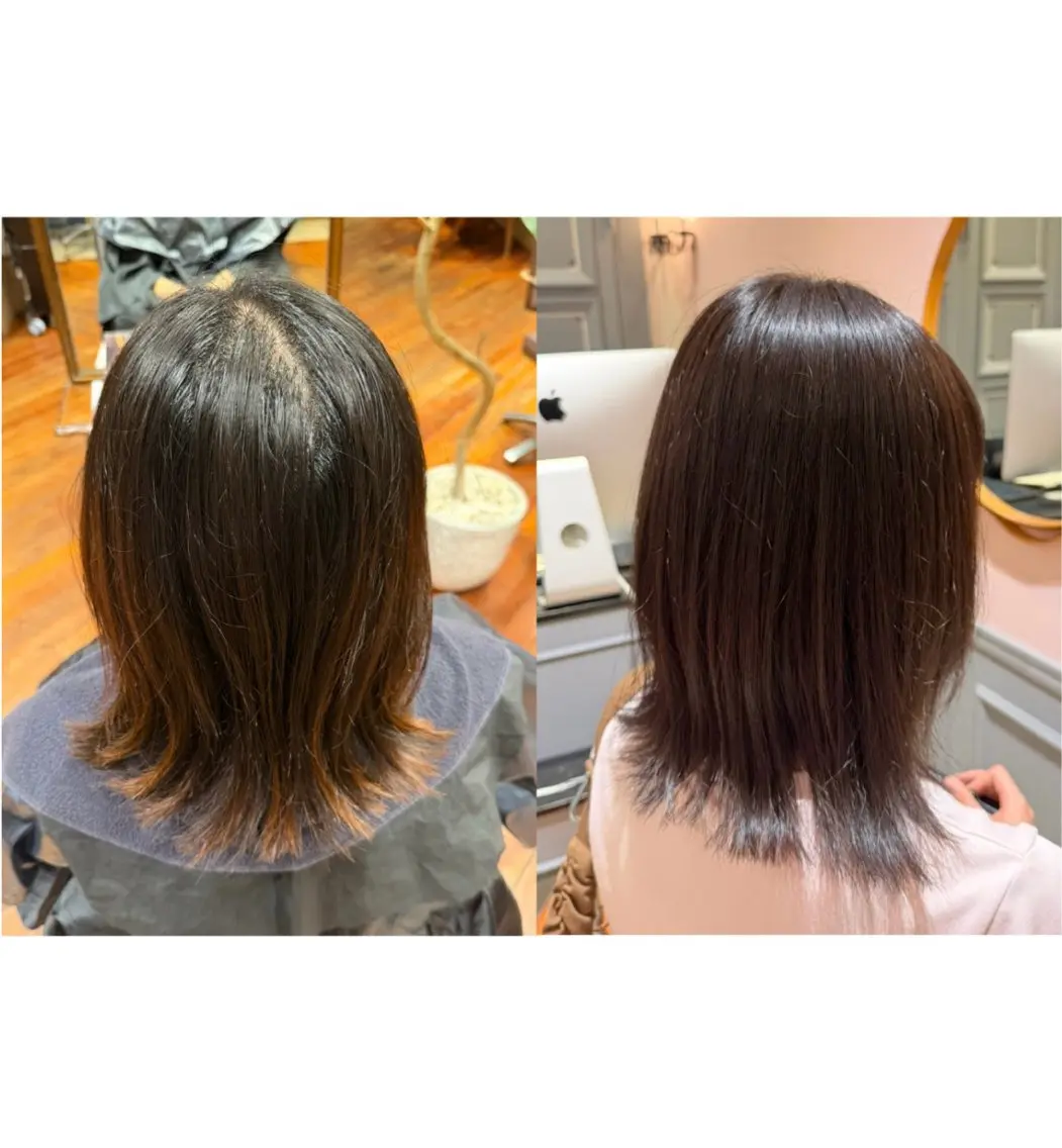 カラー ヘアカラー 福井 友香のヘアスタイル