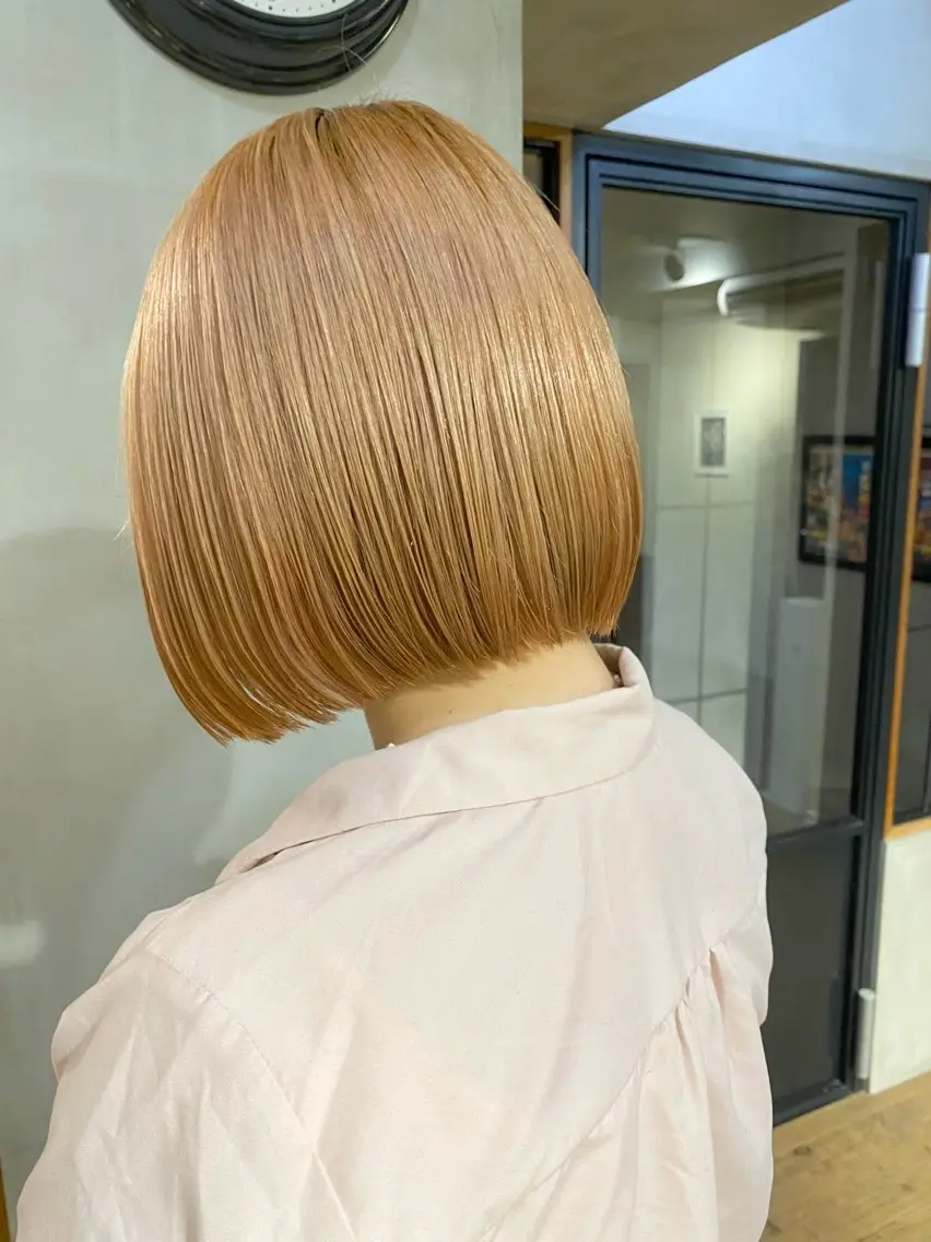 ショート ボブ 齋藤 リクのヘアスタイル