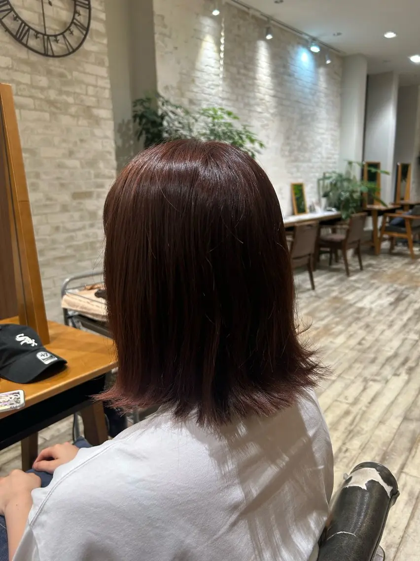 ショート ‪広瀬快斗／ツヤ髪 /似合わせカラー🌱のヘアスタイル