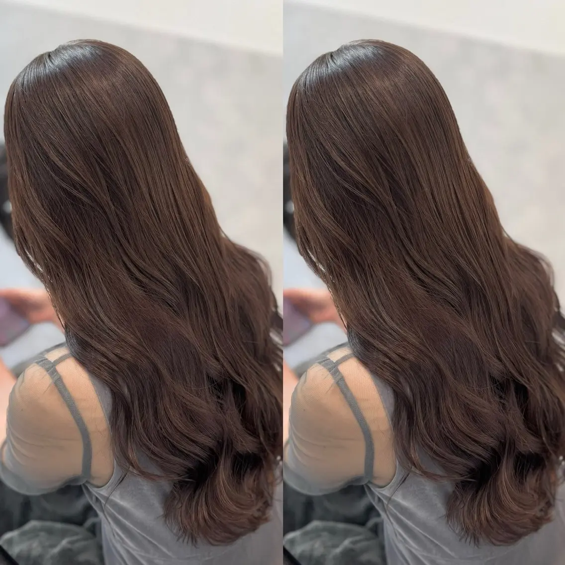 ロング カット ヘアカラー トリートメント 🌟透明感カラー 🌟松岡勇輝のヘアスタイル