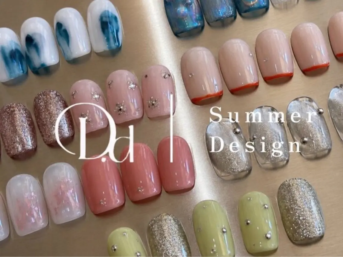 ネイル 長さ出し ジェルネイル 韓国ネイル マグネットネイル 持ち込み ハンドネイル 💖D.d nail Gifu💖のネイルデザイン