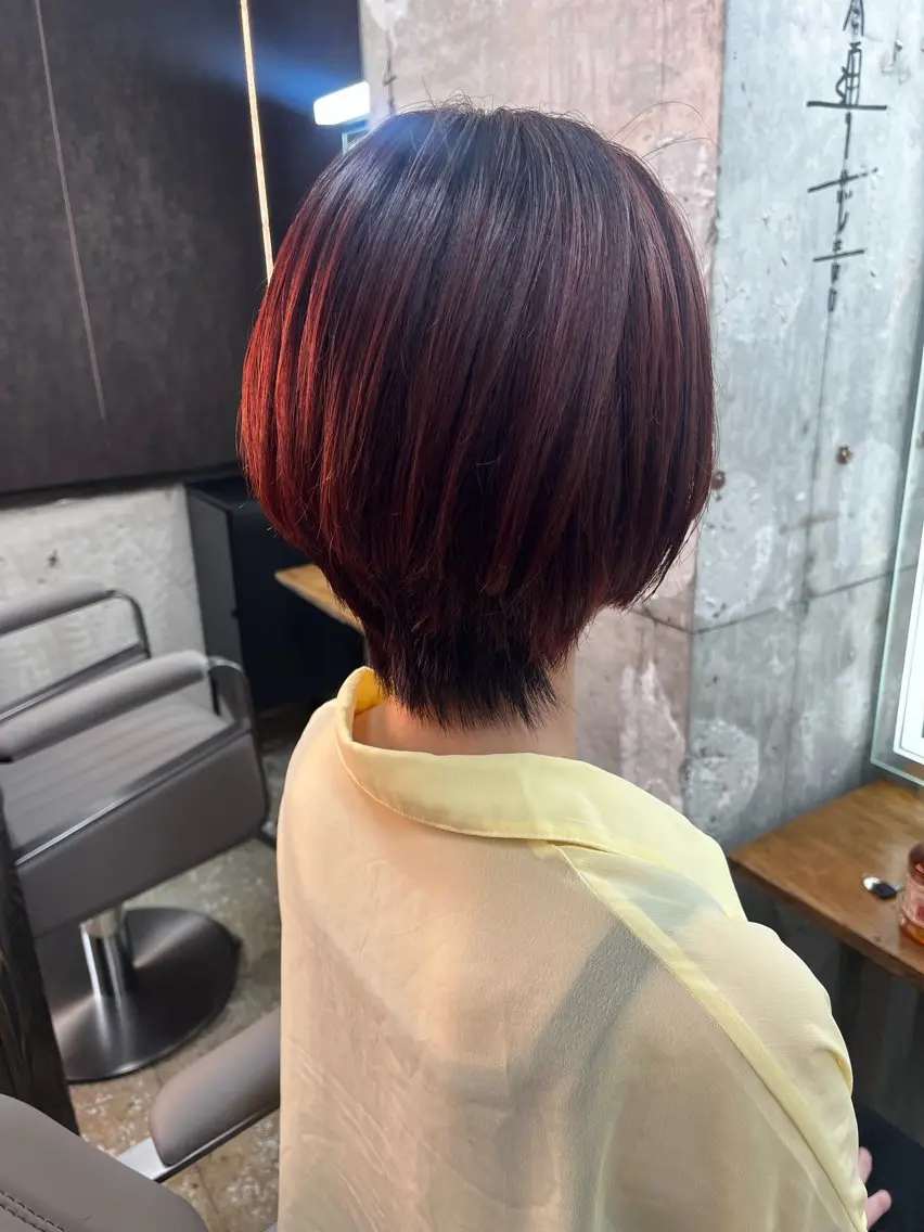 ショート カラー カット 高橋 まこのヘアスタイル
