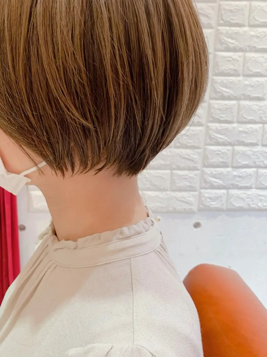 ショート カラー カット ヘアカラー 大人女性ショート専門 tomoのヘアスタイル