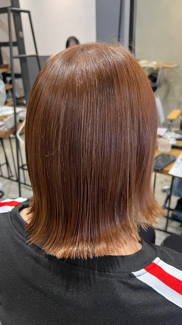 ボブorショートカット＋顔周りカット＋トリートメント☘️の写真