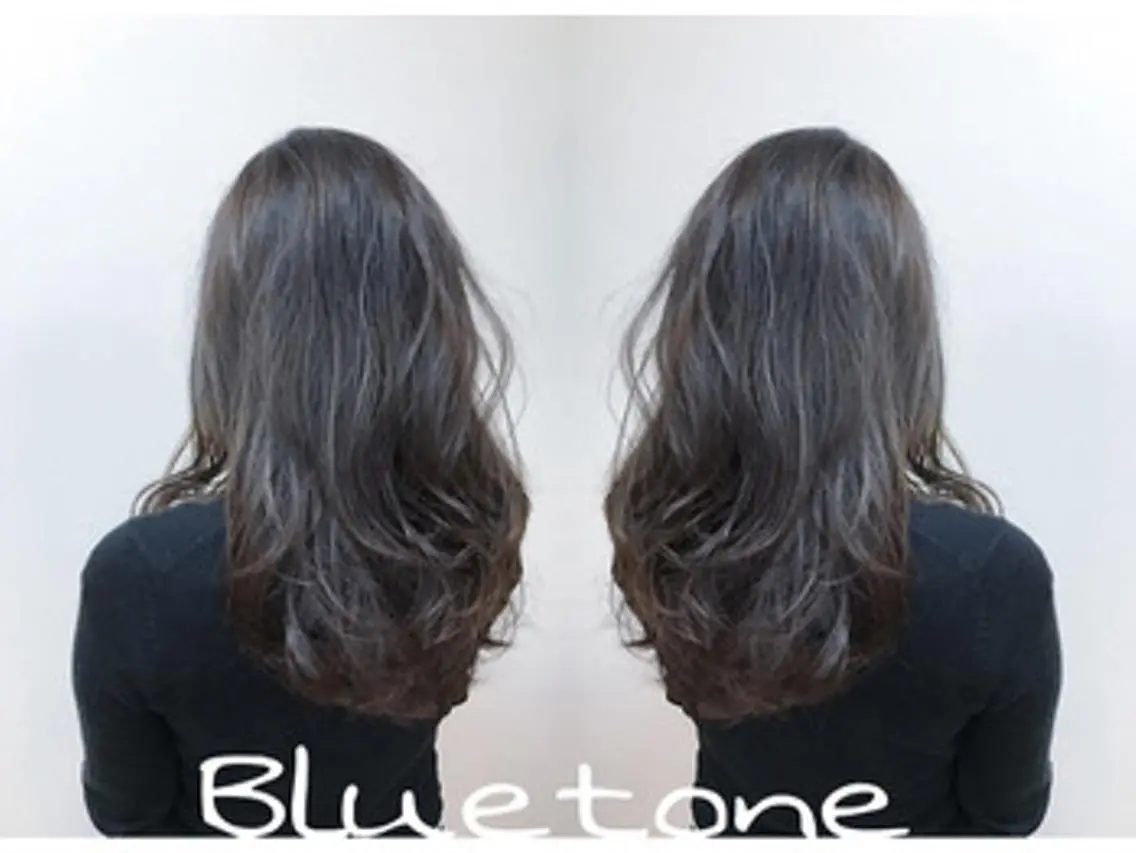 カラー アッシュ ブルーカラー ブルーアッシュ カット ヘアカラー カットが得意✨ 川元裕範（ヒロノリ）のヘアスタイル