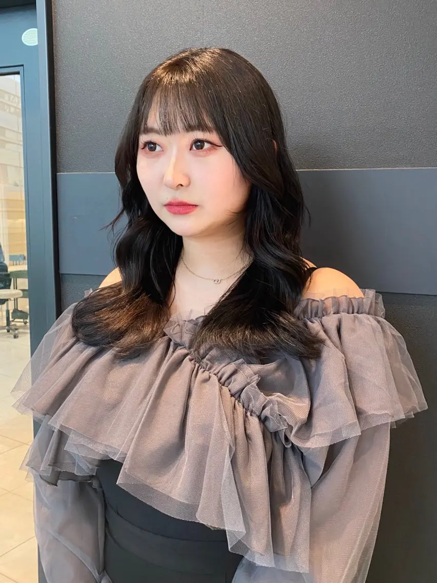 ロング カラー ブリーチ 透明感カラー カット ヘアカラー トリートメント mai / linoah˚✧のヘアスタイル