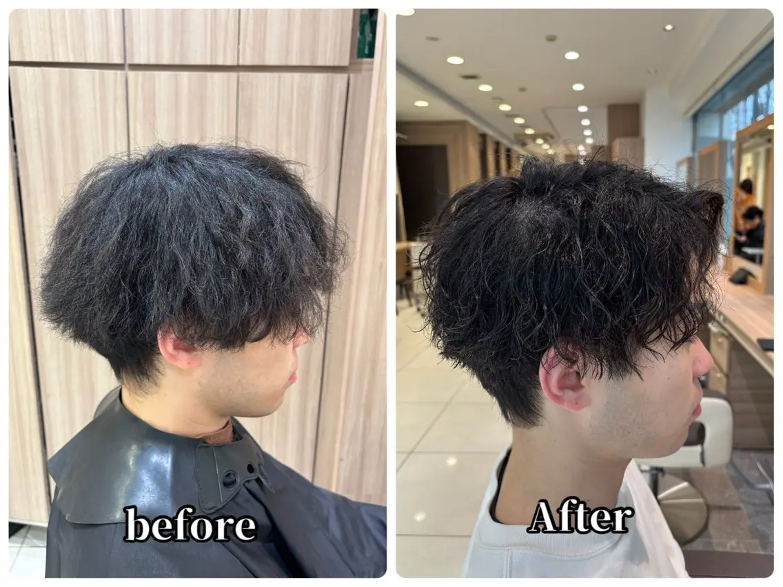 パーマ メンズ メンズパーマ ツイストスパイラルパーマ スパイラルパーマ カルマ・ニュアンス/ 縮毛/レイヤーaoiのヘアスタイル
