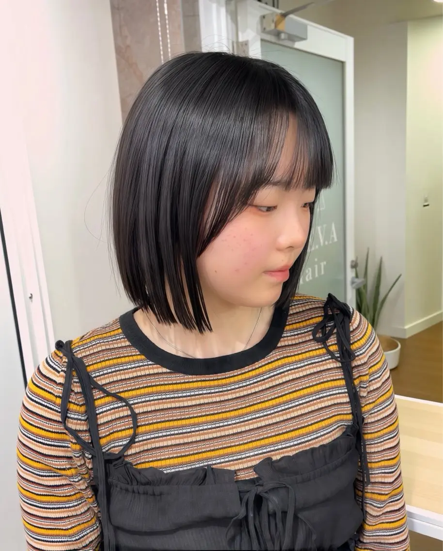 ショート カット 縮毛矯正 トリートメント ヘッドスパ ヘアセット 🫧ハッシュレイヤー ×髪質改善🫧清野のヘアスタイル