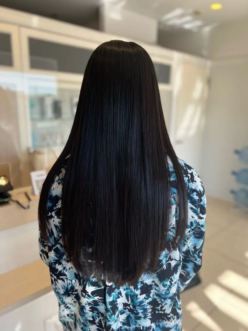 ロング パーマ カット 縮毛矯正 トリートメント 金子 直樹のヘアスタイル
