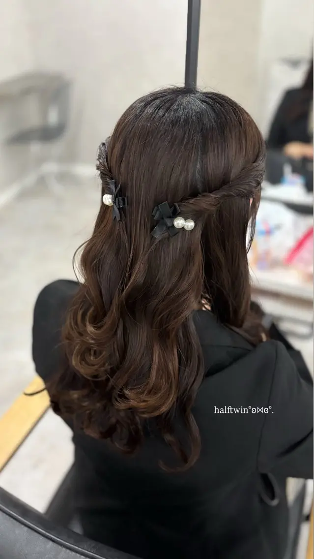 ロング ヘアセット Haruka /うる艶透明感カラーのヘアスタイル