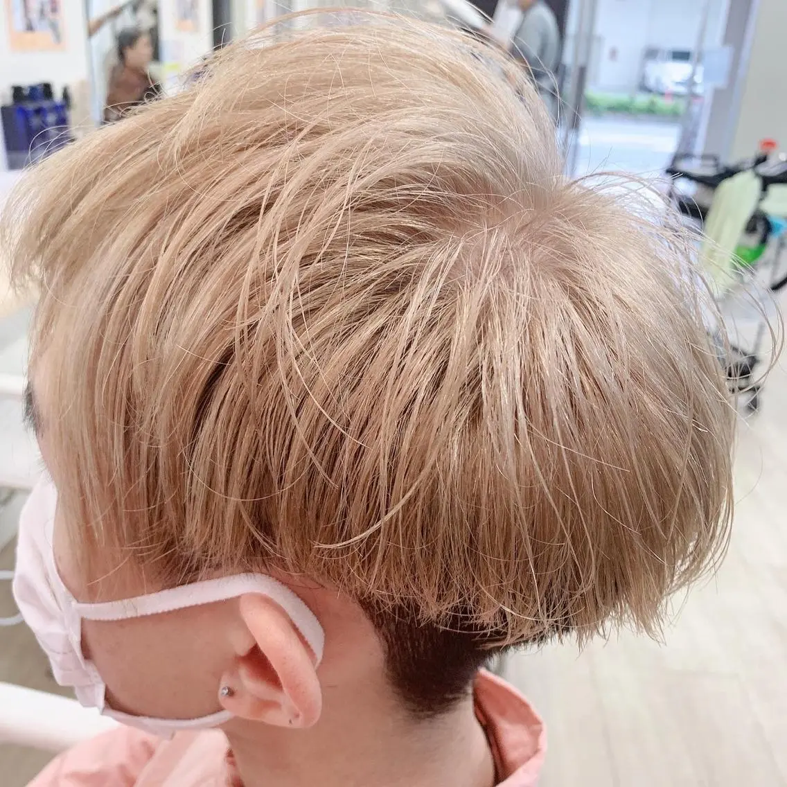 カラー ベージュカラー ブロンド ブロンドベージュ Gemini代表 Maedaのヘアスタイル