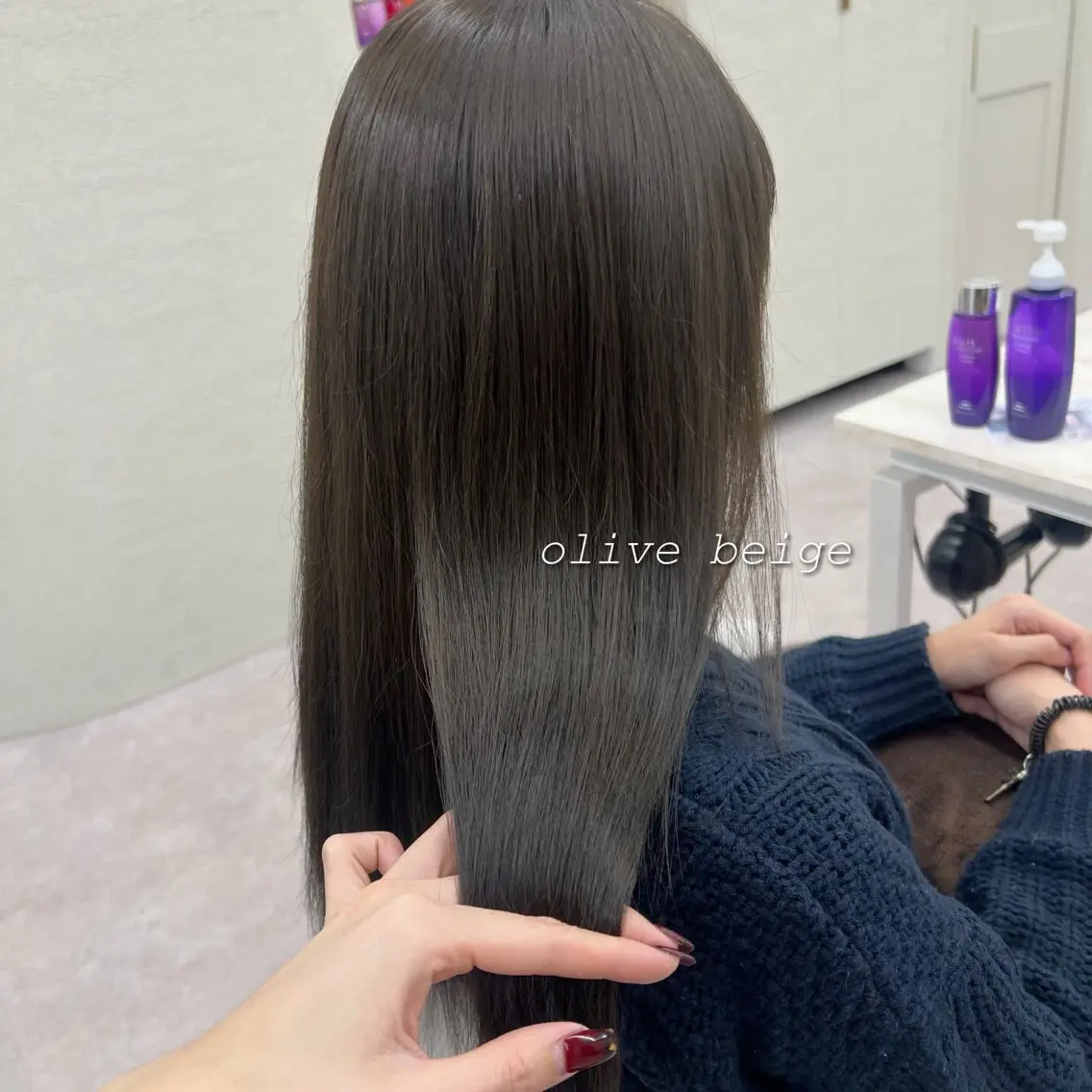 ロング カラー 透明感カラー カット ヘアカラー トリートメント 美髪矯正/髪質改善/ 艶髪🤍伊藤梨紗のヘアスタイル