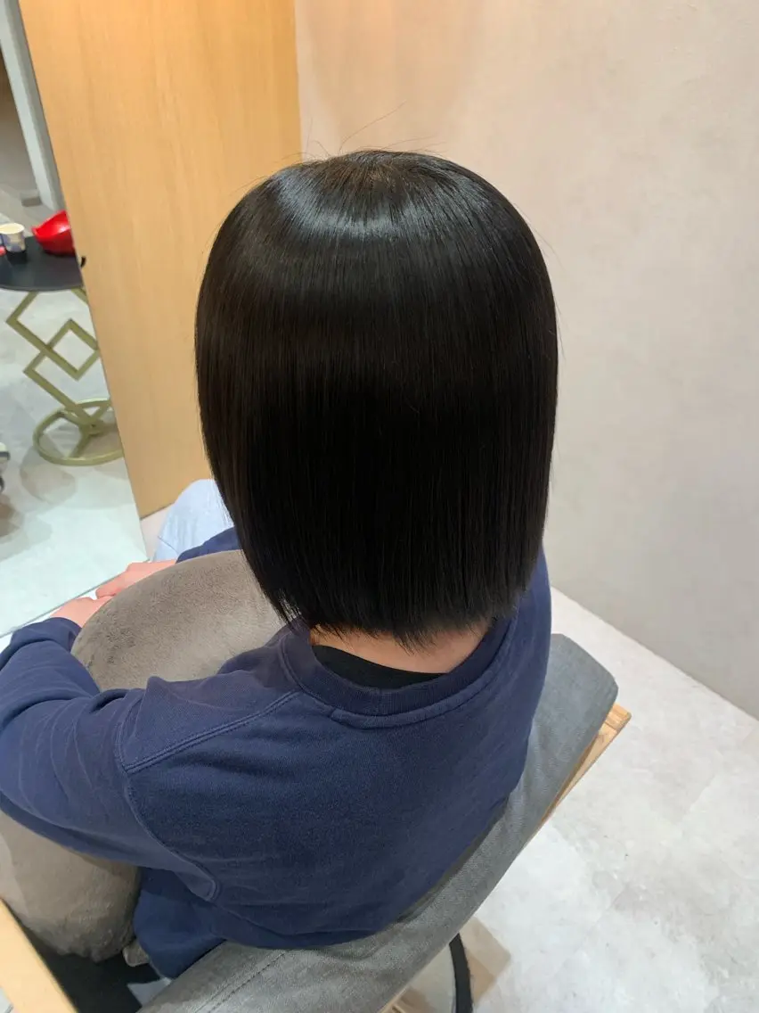 ショート 縮毛矯正 本多 永佳のヘアスタイル