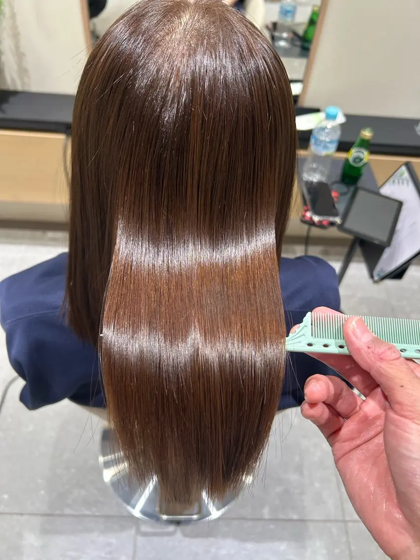 ロング カラー 柳澤 武宏のヘアスタイル