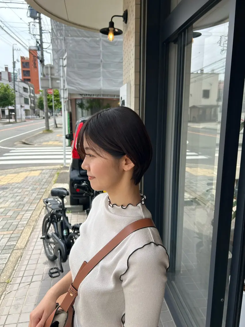 ショート ショートボブ ボブ ショートヘア 藤野 拳登のヘアスタイル